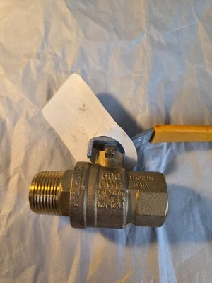 RUBINC 3/4" Brass Ball Valves CW617N PN40 600 CWP DN20 • Heavy Duty • Open B