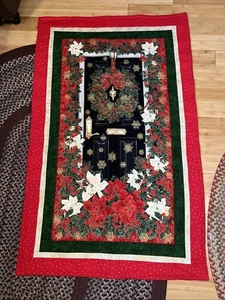 Handgefertigte Weihnachtsdecke 54 "x 34". 2023 - Bild 1 von 14