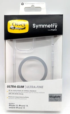 *NEW* OtterBox iPhone 15/14/13 Symmetry Series for MagSafe Case - Clear - Image 1 of 4