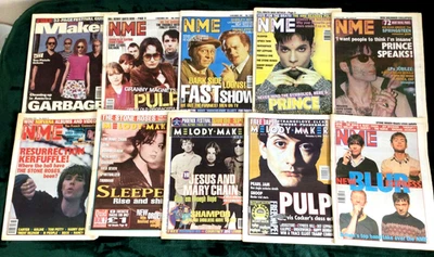 JOB LOT OF 20 MELODY MAKER /N.M.E. MUSICAL EXPRESS MAGAZINE ALL EXCELLENT LOT2 - Image 1 of 2