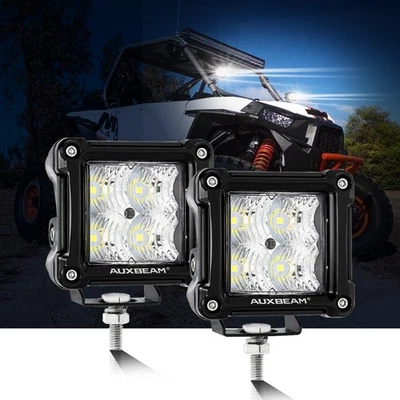 AUXBEAM 2010-2017 para Dodge Ram 2500/3500 2X 3" LED luces antiniebla vainas lámpara de conducción Foto 1 de 4