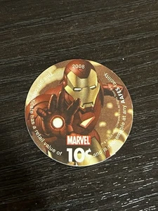 2008 AAFES 10 Cent Pog Iron Man Marvel Comics Very Good Condition - Afbeelding 1 van 2