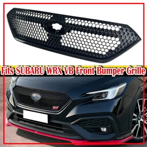 2025 Fits SUBARU WRX 4D 5D Wagon Front Bumper Grille Grill Glossy Black Assembly - Bild 1 von 5