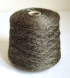 Italian Viscose - Lurex yarns, 1.17 lb / 530 grams cone