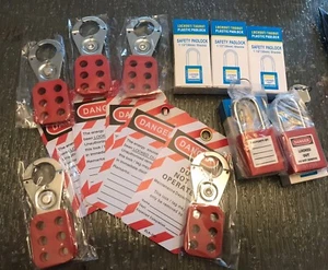 Lockout Tagout  Set Of 15 - Picture 1 of 4