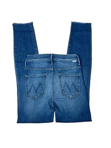 MOTHER The Fly Cut Stunner Ankle Fray Jean in Final Frontier Size 24 - Picture 1 of 15