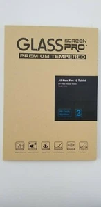 GLASS SCREEN PRO PREMIUM TEMPERED ALL-NEW FIRE 10 TABLET 2017 Model: FG10 - Picture 1 of 9