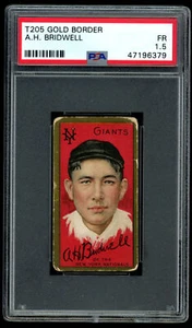 1911 T205 *CYCLE BACK* Gold Border A.H. Bridwell - PSA 1.5 - Picture 1 of 2