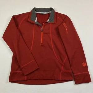 Salomon ActiLite Fleece Sweatshirt Women's Medium 1/4 Zip Outdoor Snow Layer - Picture 1 of 9