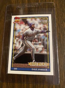 1991 Topps Desert Shield Baseball 235 Dave Parker Sharp Corners&Clean Surface MT - Picture 1 of 2