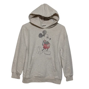 Disney Gap Teen Hoodie, Mickey Mouse, Oatmeal, Cotton Blend, Size 8 - Picture 1 of 16
