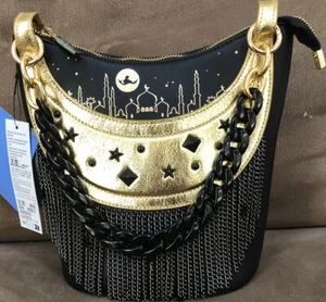 Disney Jasmine Bucket Bag by Danielle Nicole Aladdin Purse Crossbody Satchel New - Picture 1 of 4