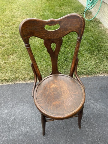 Antique Bentwood Pub Cafe Bistro Diner Chair Cover