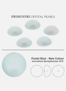 Genuine SWAROVSKI 5817 Round Cabochon Half Drilled Pearls * 10mm, 4 pieces - Picture 1 of 1