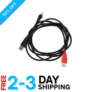Enhanced 6ft USB-A to Mini-B Male Cable for Reliable Hard Drive Connection - Picture 1 of 8