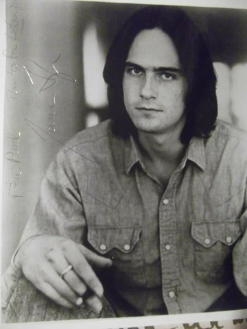 You've Got A Friend JAMES TAYLOR hand signed photo Cover