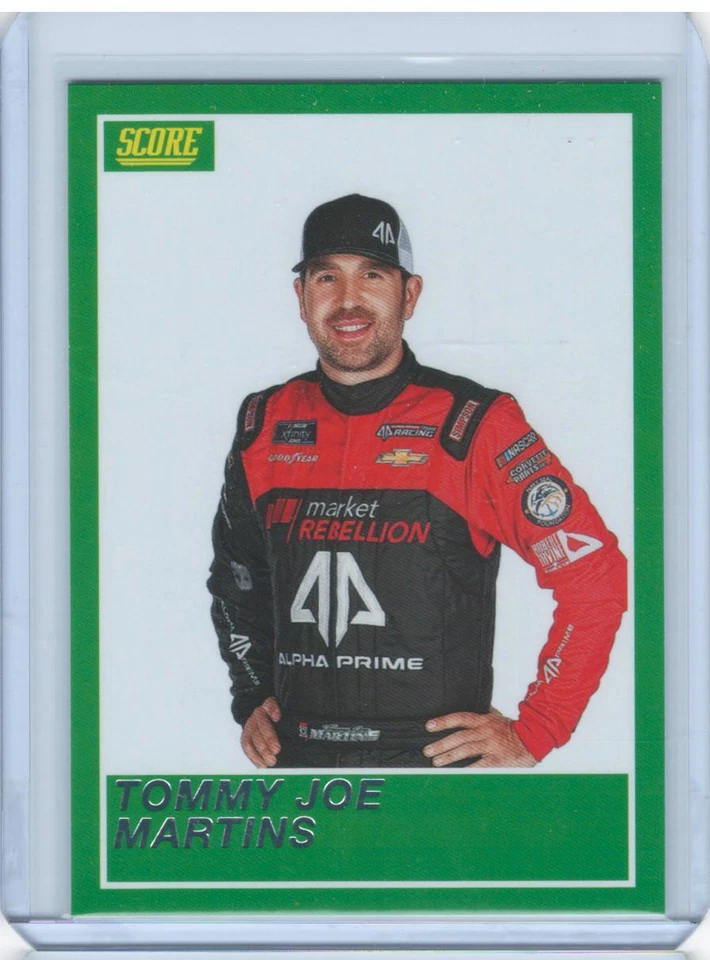 Tommy Joe Martins 2023 Panini Chronicles #1 Score Alpha Prime Racing - Image 1 of 1