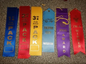 Mixed Lot of Cub Scout Winner's Ribbons - New - Picture 1 of 1