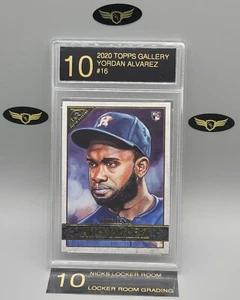 2020 Topps Gallery Houston Astros YORDAN ALVAREZ #16 rookie mint grade LRG 10 - Picture 1 of 2
