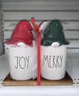 Rae Dunn Joy And Merry Gnome Canister Set