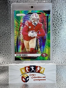 2024 DEEBO SAMUEL PANINI PRIZM #252 HYPER GREEN PRIZM /180 SP - Picture 1 of 10