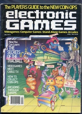1983 Журнал Электронных Игр Апрель Donkey Kong Супермен Редкая Видеоигра mag - Изображение 1 из 4