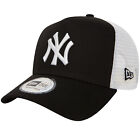 Caps Mens, New Era New York Yankees MLB Clean Trucker Cap, black