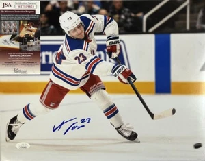 Adam Fox Authentic signed Autogramm 11x14 New York Rangers NHL Foto JSA COA - Bild 1 von 7