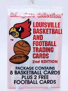 Paquete deportivo Collegiate Collection Louisville Cardinals 1990 (10 tarjetas) - Imagen 1 de 3