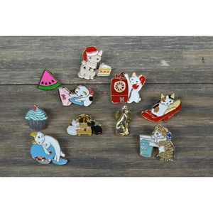 Kitten Pin Lot and Other Enamel Playful Cat Lover - Picture 1 of 5