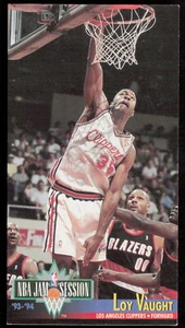 Fleer 93-94 NBA Jam Session #100 Loy Vaught Los Angeles Clippers - Picture 1 of 2