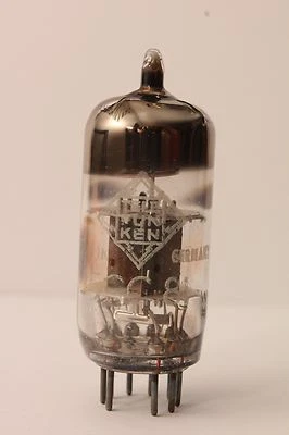 ECC81 12AT7 Siemens & Halske " (Telefunken Labeled) - Code VF5 ≠0F - Ring Getter - Bild 1 von 4
