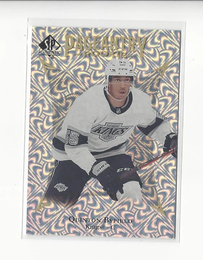 2021-22 SP Authentic Pageantry #P52 Quinton Byfield RC Rookie Kings - Image 1 of 1