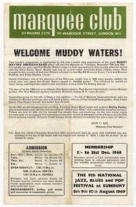 Free Yes Muddy Waters Taste Jethro Tull Colosseum The Nice Spooky 1968 Programm - Bild 1 von 1