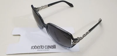 Gafas de sol Roberto Cavalli 653S Paprika marco negro/plateado-lentes grises Col 05B  Foto 1 de 4