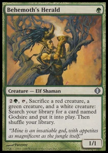 Magic the Gathering MTG Behemoth's Herald (124) Shards of Alara LP - Picture 1 of 1
