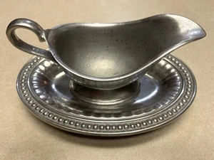 Wilton Armetale 2-Piece Gravy Boat Set - Picture 1 of 7