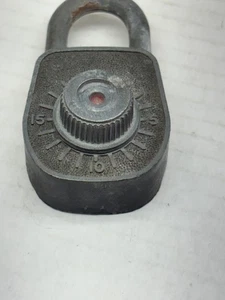 VINTAGE GOUGLER COMBINATION PADLOCK - Picture 1 of 6