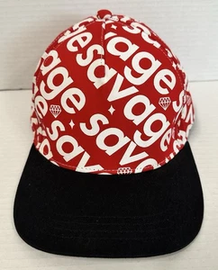 Savage Diamond Hats Brooklyn Cloth MFG Co Red Snap Back Hat/Cap One Size - Bild 1 von 7