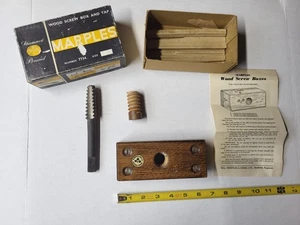 Marples vintage wood screw and tap No. 7734 1" - Picture 1 of 4