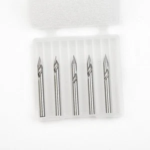 5 Stück Mahlen Cutter Bit 30° Winkel Klinge Hartmetall Spiral Router Bits - Picture 1 of 12