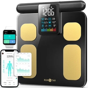 RunSTAR Scale for Body Weight and Fat Percentage, 8 Electrodes High Precision... - Picture 1 of 7