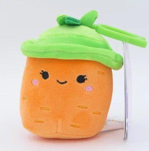 Original Squishmallows Caroleena die Karotte 4 Zoll Clip auf Plüsch Ostern 2025 mit Etikett - Bild 1 von 4