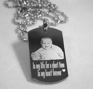 IMAGEN PERSONALIZADA ETIQUETA Y COLLAR DE PERRO ACERO INOXIDABLE GRABA TU MENSAJE - Imagen 1 de 4