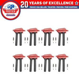 Set of 8 Ignition coil + Spark Plug Compatible with 2009-12 RAM 1500 V8 - Picture 1 of 1