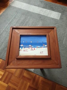 ACRYLIC ON CANVAS " LIFESAVING " BY RENOWNED AUSTRALIAN ARTIST BERNARD BLUMBERG - Bild 1 von 7