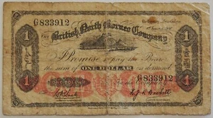 1936 British North Borneo $1 Banknote - average well circulated condition - Picture 1 of 2