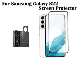 For Samsung Galaxy S22 Full Glue Front Lens Glass /Plastic TPU Screen Protector - Bild 1 von 5
