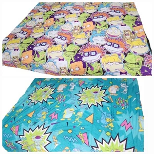 READ Rugrats / Ren & Stimpy Reversible Comforter Duvet Full Size Vintage - Picture 1 of 15