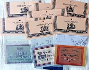 Told in a Garden Amish Cross Stitch Charts - Marilyn Leavitt-Imblum YOU CHOOSE - Picture 1 of 9